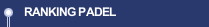 RANKING PADEL